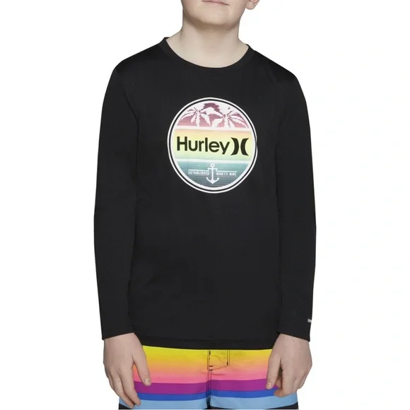 Hurley Shirts Tops New Hurley Kids Lack Graphic Logo Long